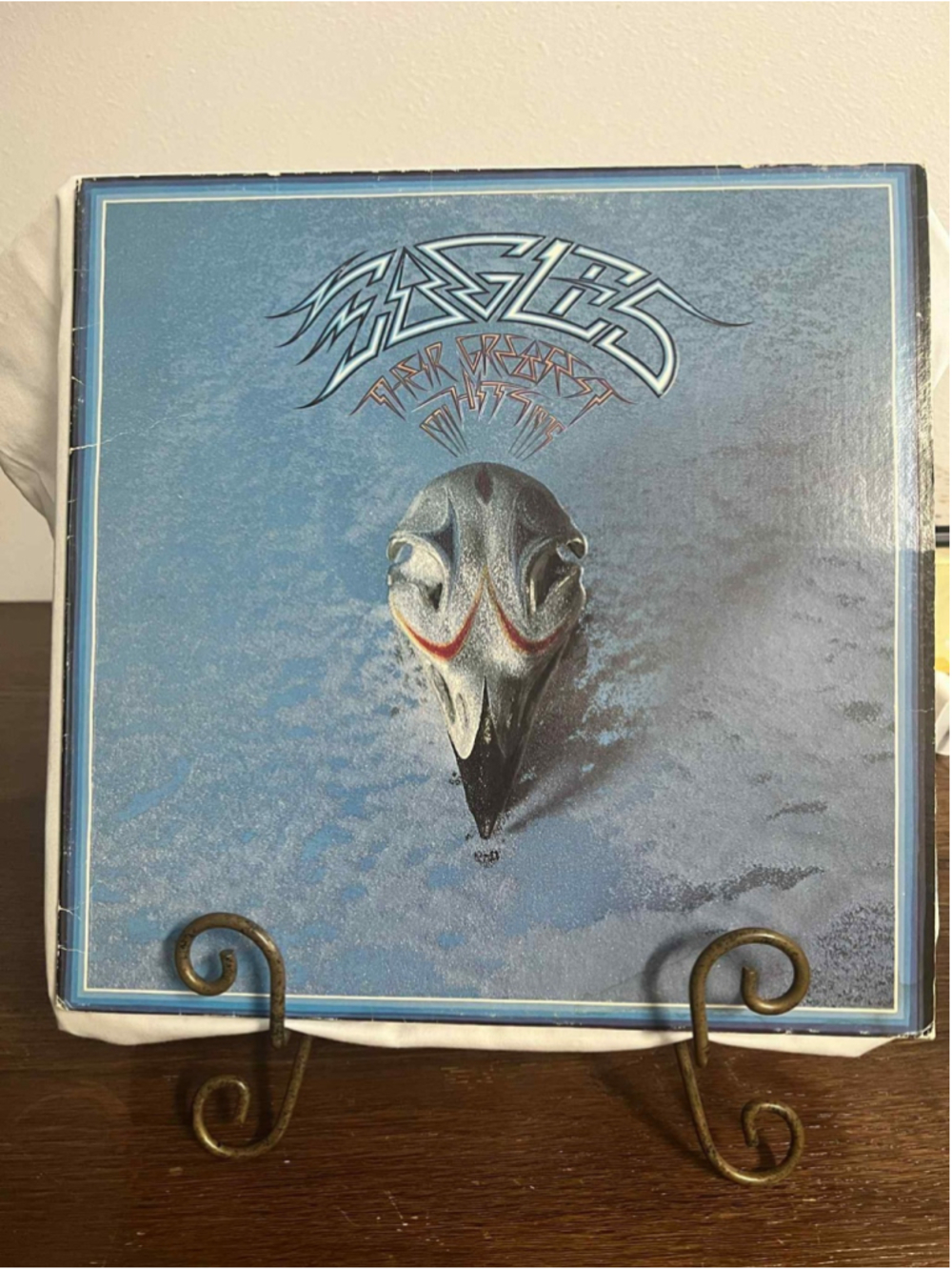 THE EAGLES THEIR GREATEST HITS 1971-1975 EX LP ORIG. 1976 Press EMBOSSED VG+ *